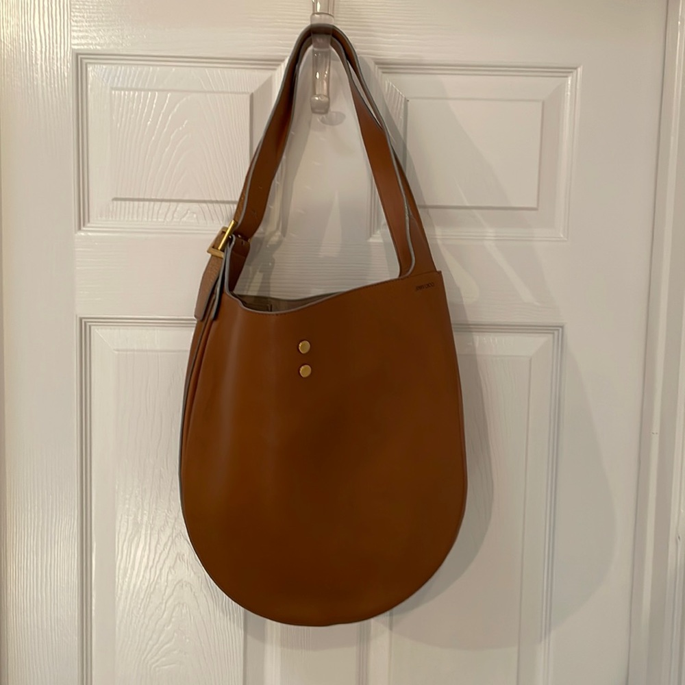 Flawless Jimmy Choo Hobo Leather & Snake Skin bag
